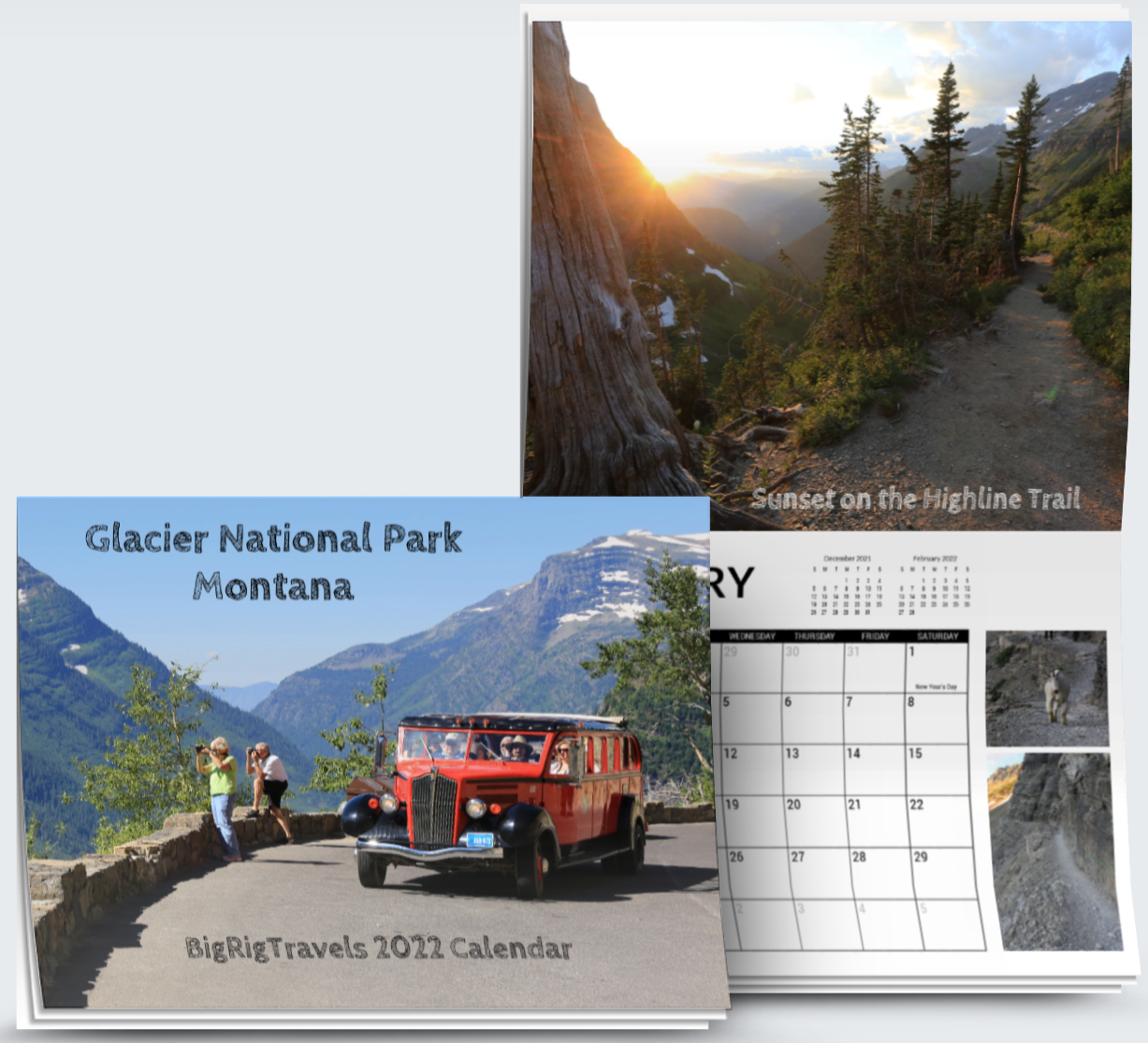 Glacier National Park 2022 Wall Calendar Mash It Merchandise
