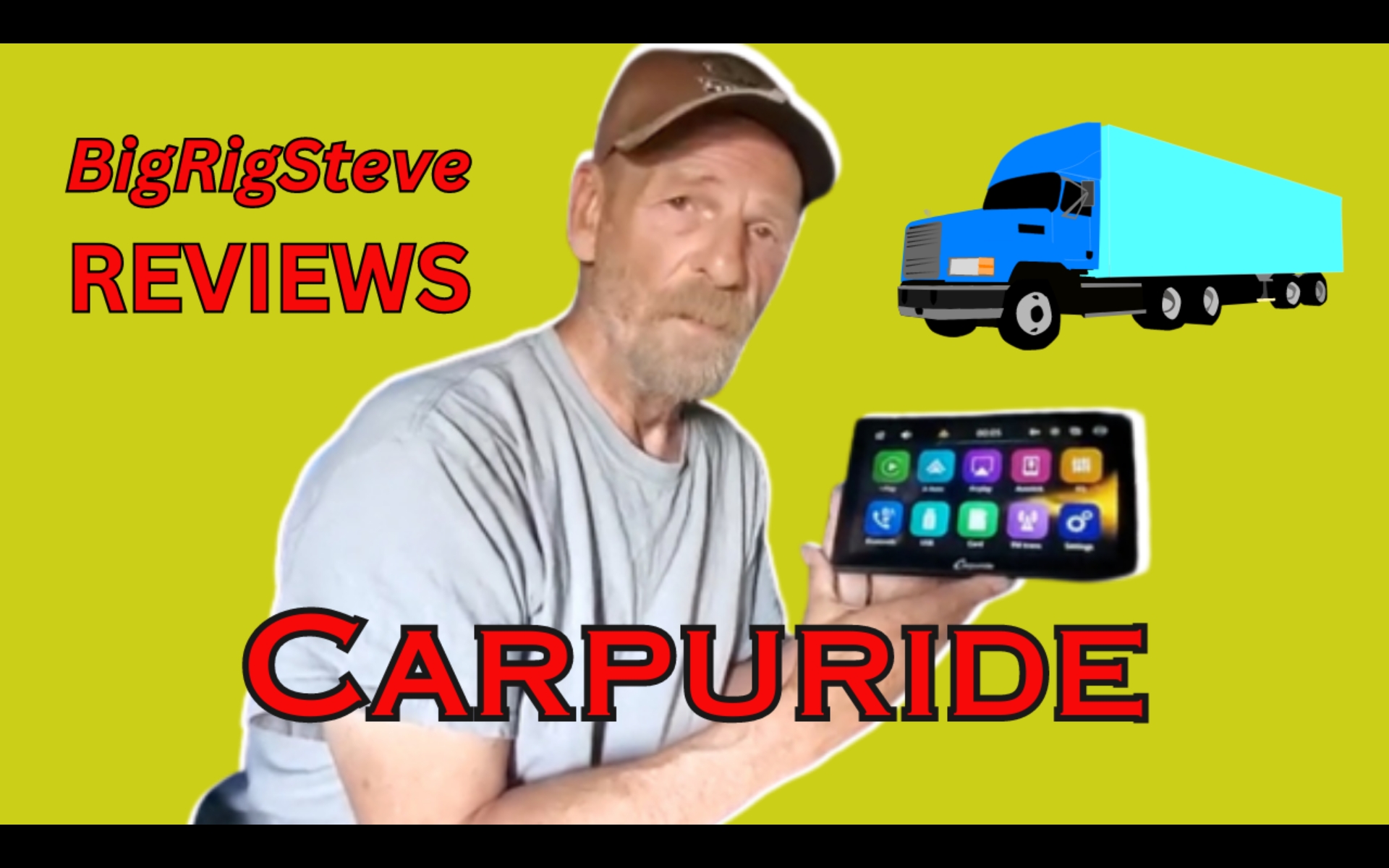 BigRigSteve reviews the W901 CARPURIDE Wireless Portable Car