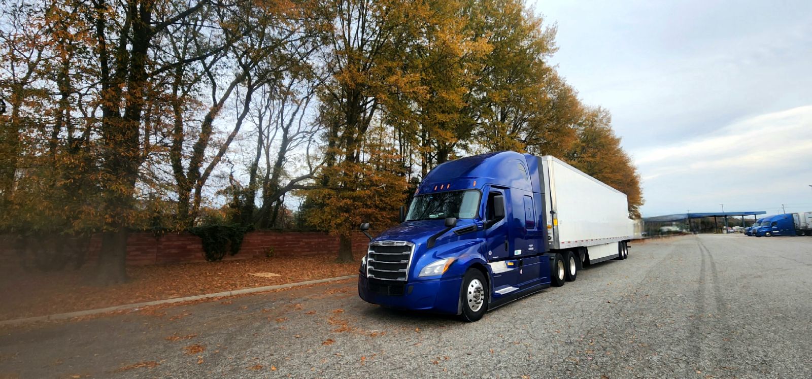 The Blue Comet truck during the trucking years